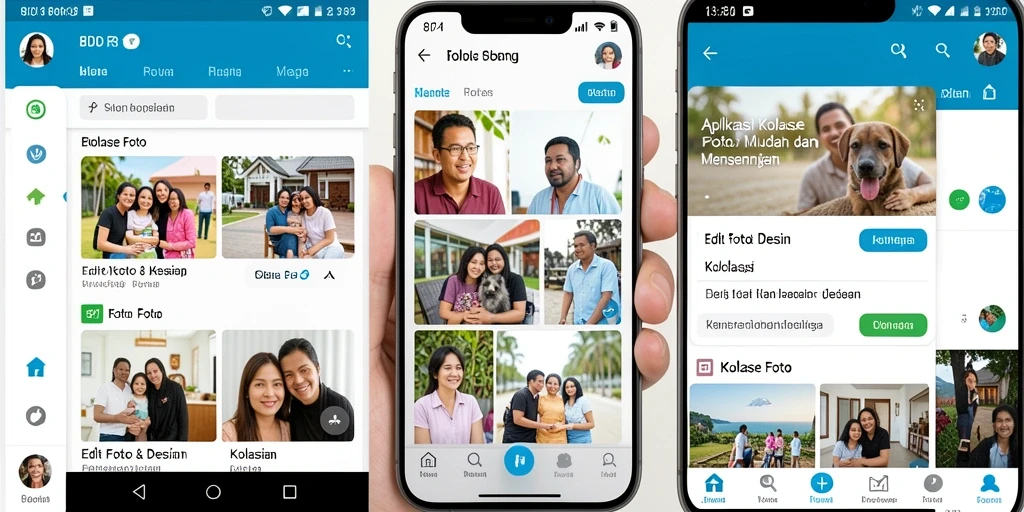 Tampilan antarmuka aplikasi Kolase Foto 8ID yang menarik dan fungsional.
