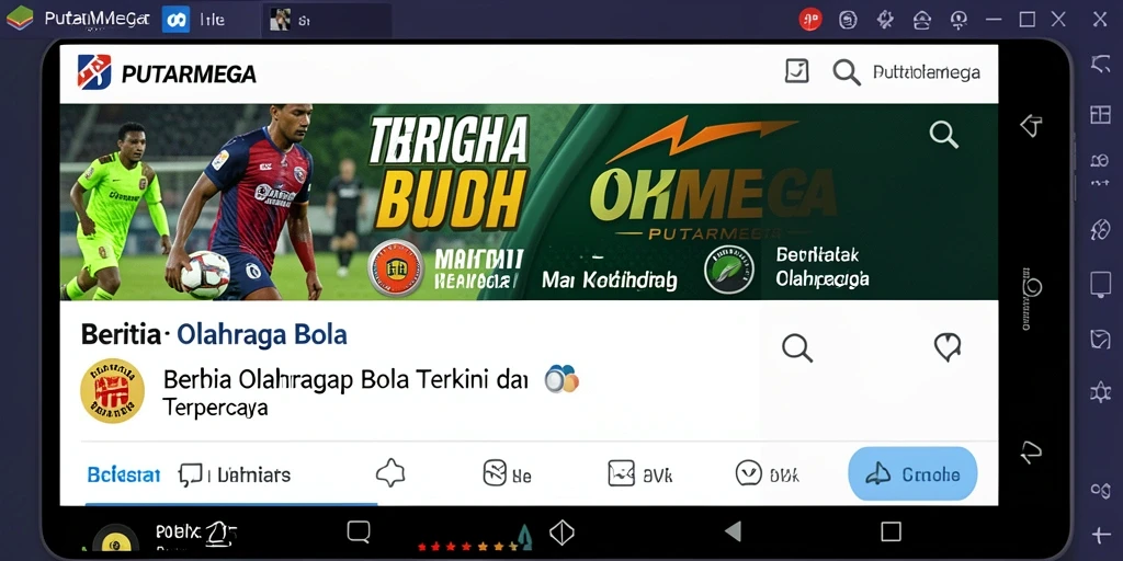 Tampilan antarmuka PUTARMEGA yang modern dan informatif.