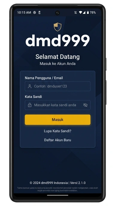 Masuk Akun dmd999 untuk Pengguna Android
